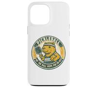 Funny Pickleball Hit the Ball Hope For the Best Capybara Case for iPhone 13 Pro Max