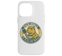 Funny Pickleball Hit the Ball Hope For the Best Capybara Case for iPhone 14 Pro Max