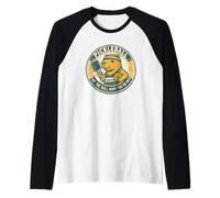 Funny Pickleball Hit The Ball Hope for The Best Capybara Raglan Baseball Tee