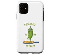 Funny Pickleball Is My Therapy Paddle Tee Case for iPhone 11