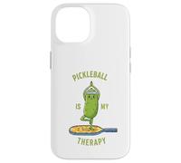 Funny Pickleball Is My Therapy Paddle Tee Case for iPhone 14