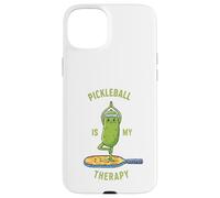 Funny Pickleball Is My Therapy Paddle Tee Case for iPhone 15 Plus