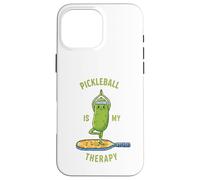Funny Pickleball Is My Therapy Paddle Tee Case for iPhone 16 Pro Max