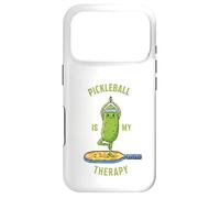 Funny Pickleball Is My Therapy Paddle Tee Case for iPhone 17 Pro