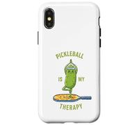 Funny Pickleball Is My Therapy Paddle Tee Case for iPhone X/XS