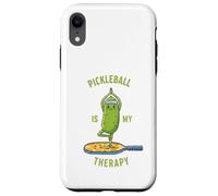 Funny Pickleball Is My Therapy Paddle Tee Case for iPhone XR