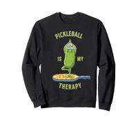 Funny Pickleball Is My Therapy Paddle Tee Sweatshirt