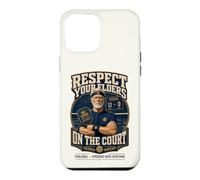 Funny Pickleball Respect Your Elders Senior Player Case for iPhone 12 Pro Max