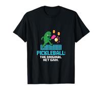 Funny Pickleball The Original Net Gain Pixel Arcade T-Shirt