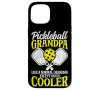 Funny Pickleball Wine Paddle Everything In Moderation Except Case for iPhone 15