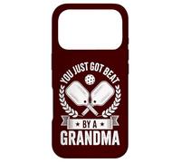 Funny Pickleball You Just Got Beat By A Grandma Senior Dink Case for iPhone 17 Pro