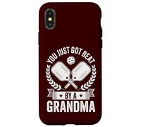 Funny Pickleball You Just Got Beat By A Grandma Senior Dink Case for iPhone X/XS
