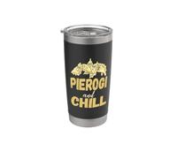 Funny Pierogi Date Night Polish Food Humor Stainless Steel Insulated Tumbler