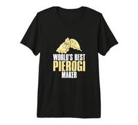 Funny Pierogi Maker Polish Dumpling Chef Premium T-Shirt