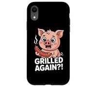 Funny Pig BBQ Meme Grilled Again Summer Cookout Case for iPhone XR