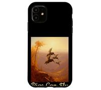 Funny Pig Farmer Pigs Can Fly Saying Case for iPhone 11