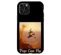 Funny Pig Farmer Pigs Can Fly Saying Case for iPhone 11 Pro