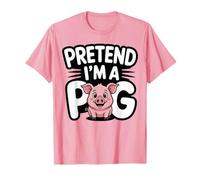Funny Pig Lover Halloween Party, Pretend I’m a Pig T-Shirt