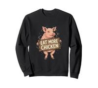Funny Pig Pitmaster BBQ Smoker Grill Party Gift Eat Chicken Sweatshirt