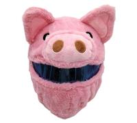Funny Pig Plush Motorcycle Helmet Cover, Decorative Cartoon No Blocking Vision for Riding