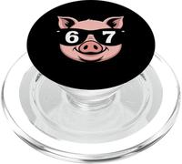 Funny Pig Sunglasses 67 Six Seven Meme PopSockets PopGrip for MagSafe