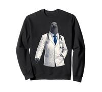 Funny Pigeon Doctor Meme Nurse Graphic Design Sweatshirt