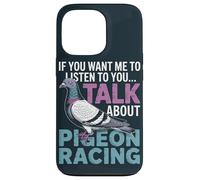 Funny Pigeon Racing Fanciers Loft Team Homing Pigeon Case for iPhone 13 Pro