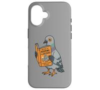 Funny Pigeon Reading Book Bird Joke Humor Case for iPhone 16