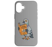 Funny Pigeon Reading Book Bird Joke Humor Case for iPhone 16 Plus