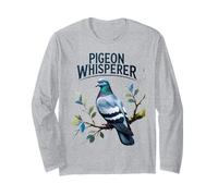 Funny Pigeon Whisperer for Brid Breeders Owners fanciers Men Long Sleeve T-Shirt