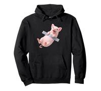 Funny Piglet Duct Tape Meme Cute Baby Pig Farm Animal Humor Pullover Hoodie
