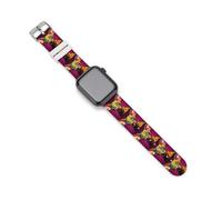 Funny Pigmented Dog Lovely Pet Dogs Side View Silicone Watch Straps Compatible For IWatch 38mm 40mm 42mm 44mm Watchbands