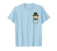 Funny Pilgrim Pocket Pal Cute Thanksgiving Holiday T-Shirt