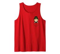 Funny Pilgrim Pocket Pal Cute Thanksgiving Holiday Tank Top