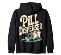 Funny Pill Dispenser Pharmacy Nurse Doctor Zip Hoodie