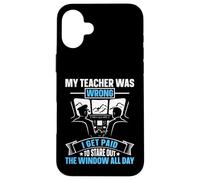 Funny Pilot Art For Men Women Aviation Airplane Pilot Case for iPhone 16 Plus