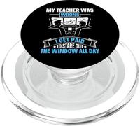 Funny Pilot Art For Men Women Aviation Airplane Pilot PopSockets PopGrip for MagSafe