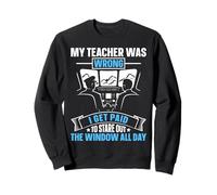 Funny Pilot Art For Men Women Aviation Airplane Pilot Sweatshirt