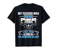 Funny Pilot Art for Men Women Aviation Airplane Pilot T-Shirt
