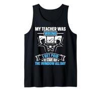 Funny Pilot Art for Men Women Aviation Airplane Pilot Tank Top