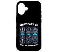 Funny Pilot Aviation Airline Pilot Case for iPhone 16