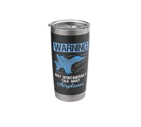 Funny Pilot Aviation Jet Fighter Aeroplane Plane Stainless Steel Insulated Tumbler