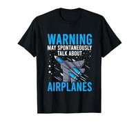 Funny Pilot Aviation Jet Fighter Aeroplane Plane T-Shirt