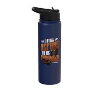 Funny Pilot I Still Refuse to Be Grounded Aviation Stainless Steel Insulated Water Bottle