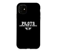 Funny Pilots Looking Down On People Since 1903 Aviation Meme Case for iPhone 11