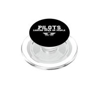 Funny Pilots Looking Down On People Since 1903 Aviation Meme PopSockets PopGrip for MagSafe
