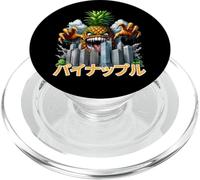 Funny Pineapple Hawaii Hawaiian Kaiju Monster Japanese PopSockets PopGrip for MagSafe