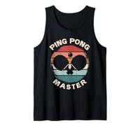 Funny Ping Pong Master Table Tennis Retro Vintage Tank Top