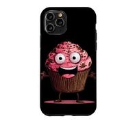 Funny Pink Muffin Face for Cupcakes and Muffins Lovers Case for iPhone 11 Pro