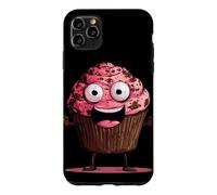 Funny Pink Muffin Face for Cupcakes and Muffins Lovers Case for iPhone 11 Pro Max